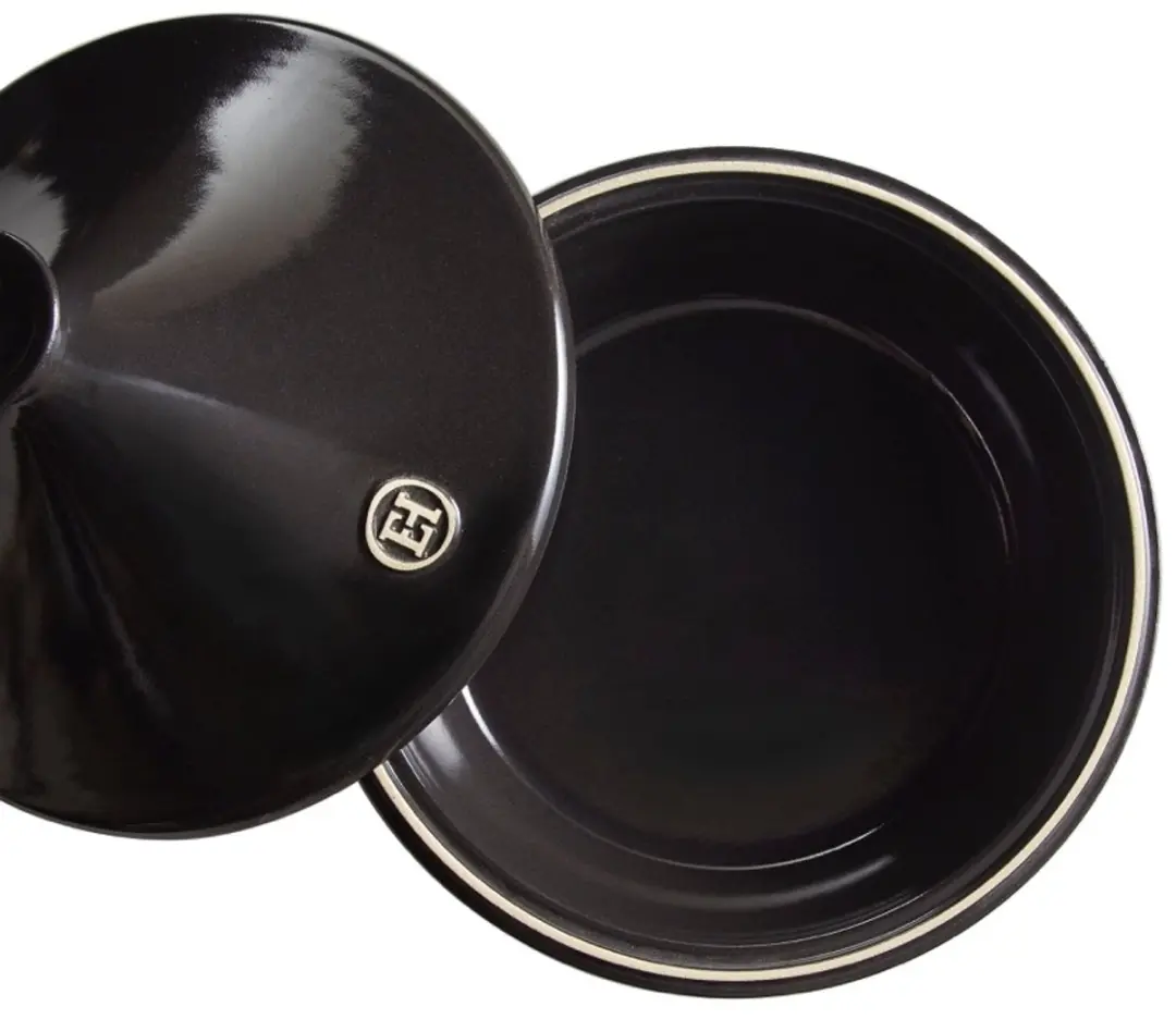 Emile Henry Tajine Grand Cru Ø32cm - Zwart