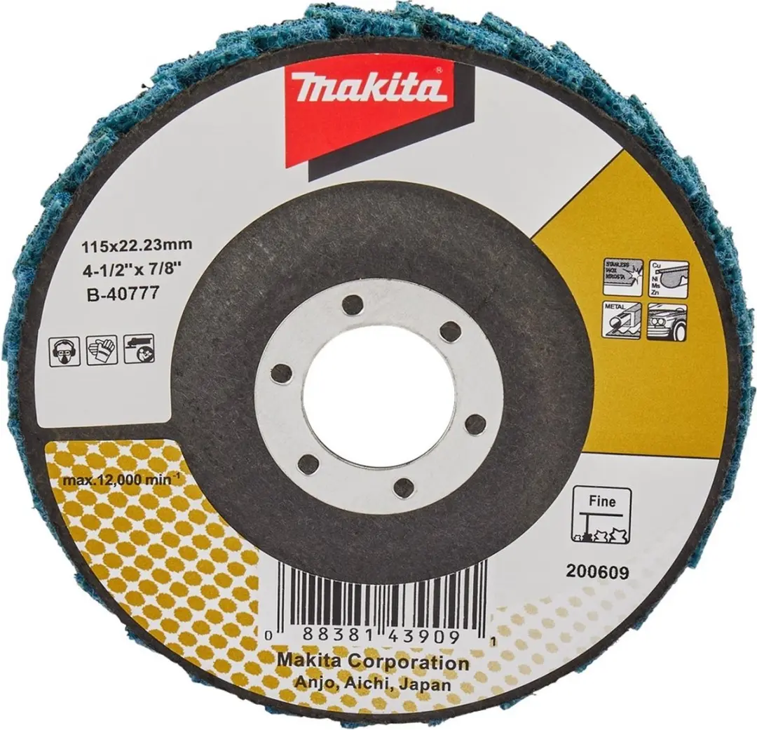 Makita Schuursch. 115x22mm fijn