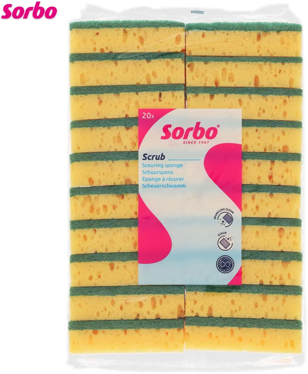 Sorbo Schuurspons Extra Sterk - 20 Stuks