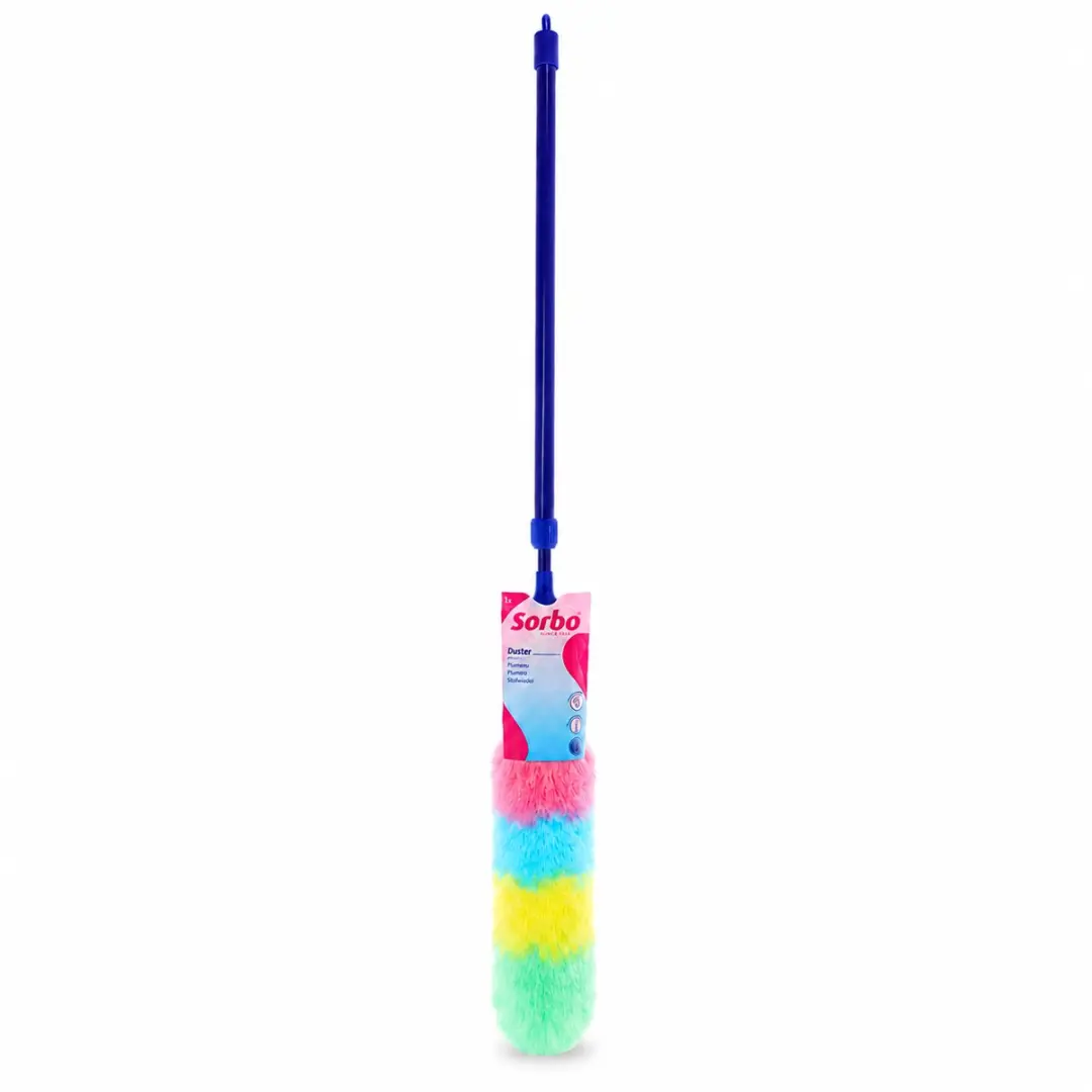 Sorbo Plumeau met Telescoopsteel 115cm - Elektrostatisch - 000000000000079415