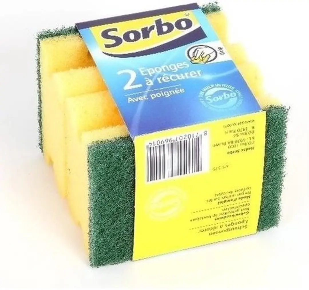 Sorbo Schuursponsjes met Handgreep