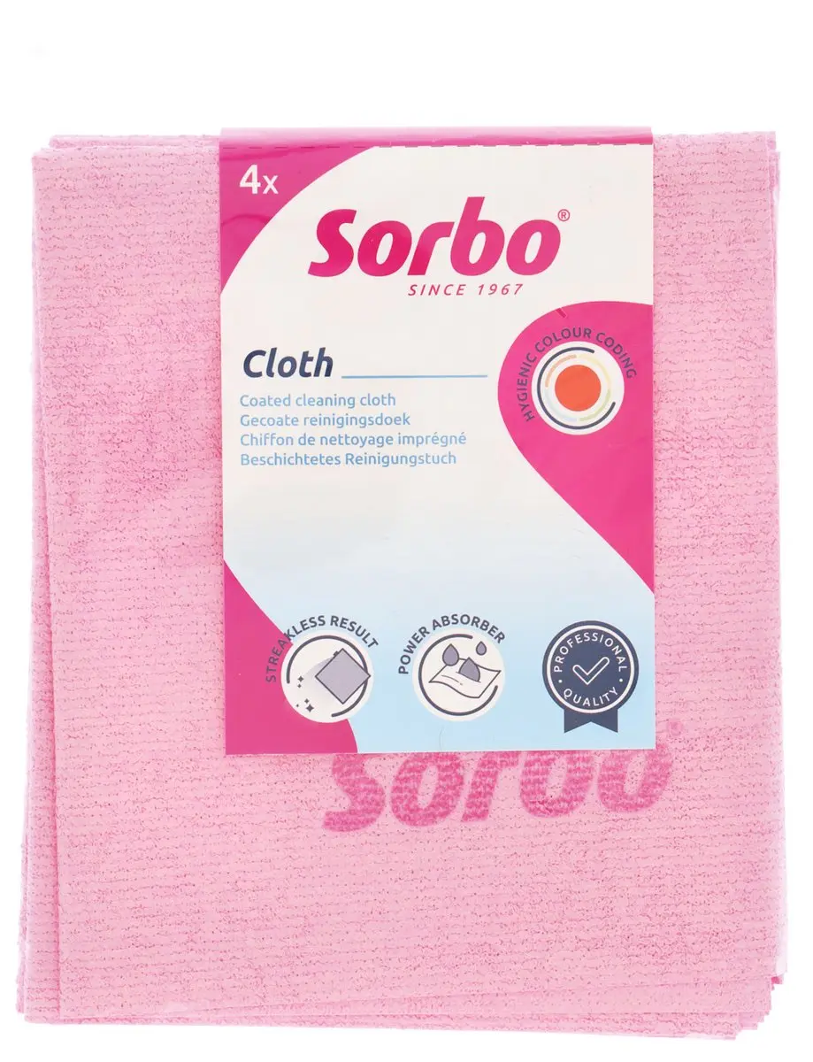 Sorbo Prof Microvezeldoek Roze