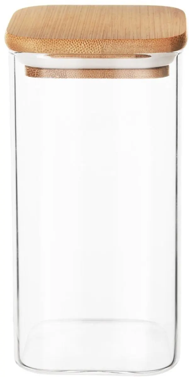 Orion Glazen Opslagcontainer 1,5L - Bamboe Deksel