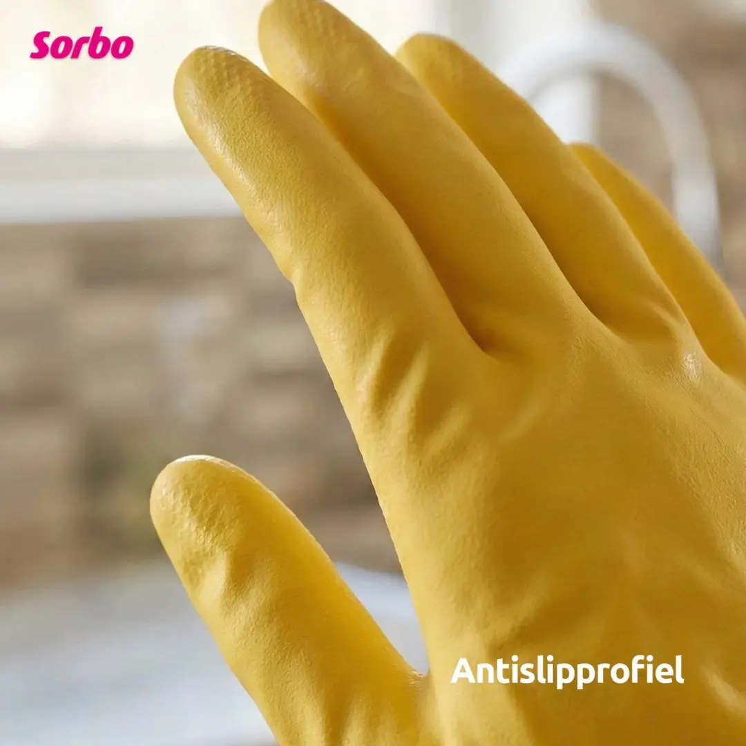 Sorbo Strong M Schoonmaakhandschoenen - Geel
