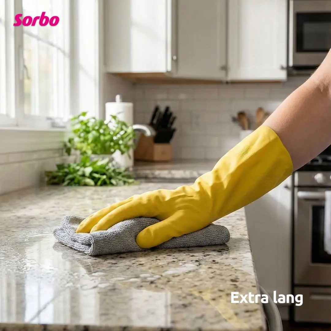 Sorbo Strong M Schoonmaakhandschoenen - Geel