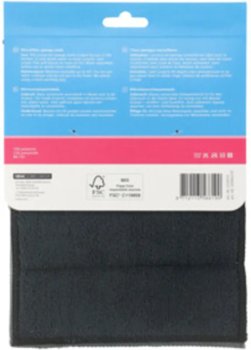 Sorbo Microvezel Sponsdoek 8712113625309 - 2 Stuks Multicolor