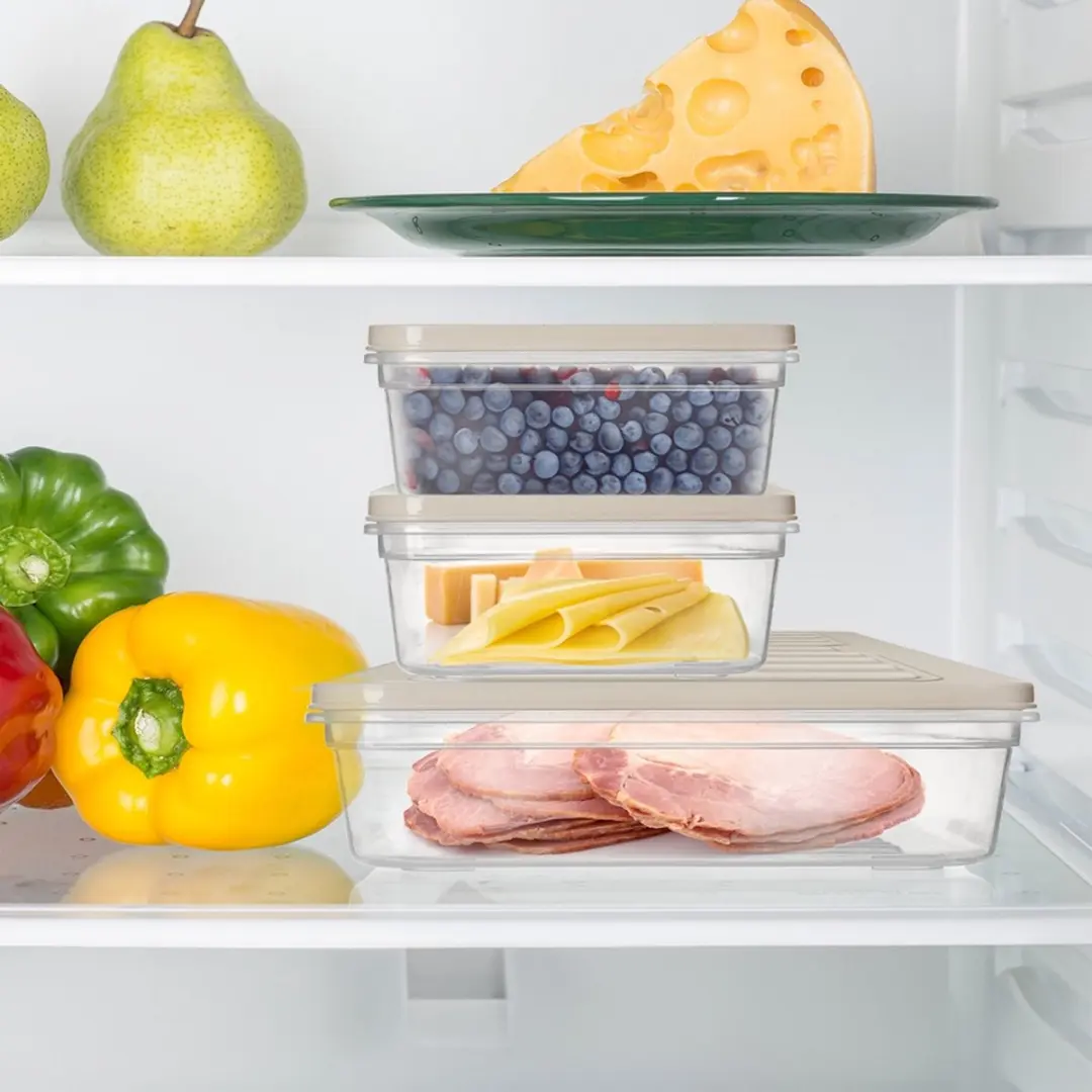 Orion Urovnejto Voedselcontainer 2L - Transparant/Crème