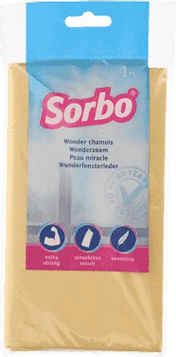 Sorbo Wonderzeem Geel 38x40cm - 2 Stuks