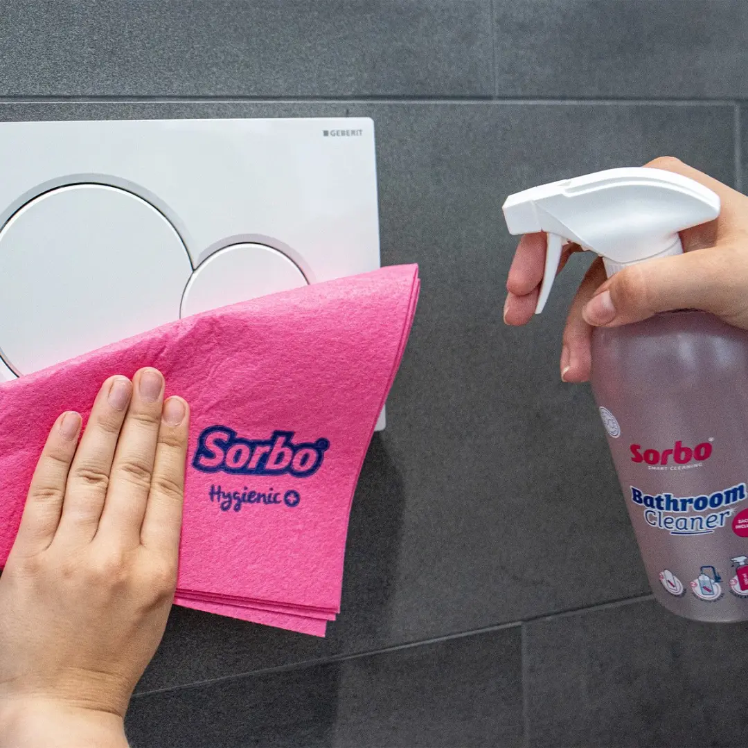 Sorbo Hygienic Cloth Antibacterieel Schoonmaakdoek - 3 Stuks - Roze