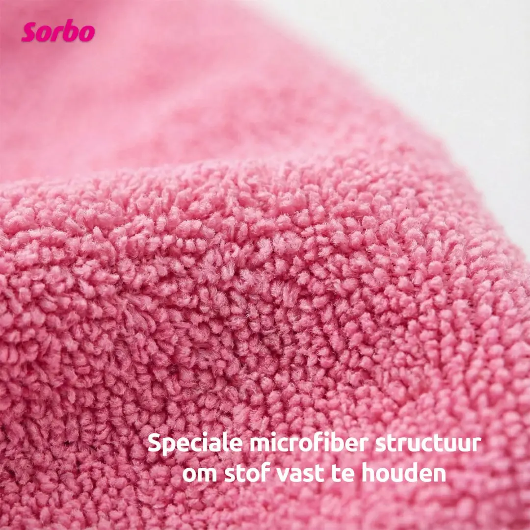 Sorbo Microvezeldoeken 6 Stuks 40x40cm Multicolor