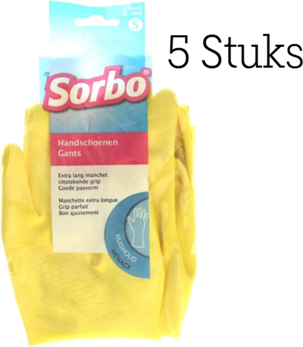 Sorbo Huishoudhandschoenen Geel