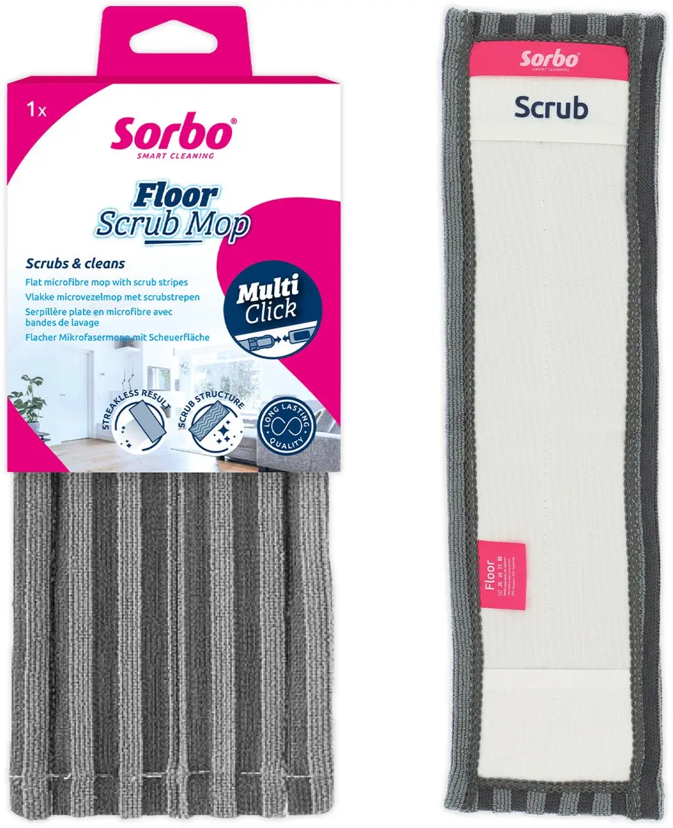 Sorbo Floor Scrub Mop Microvezel Dweil