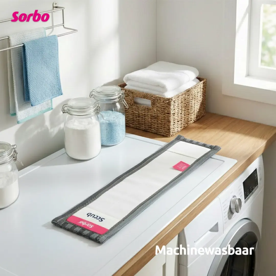 Sorbo Floor Scrub Mop Microvezel Dweil - Grijs