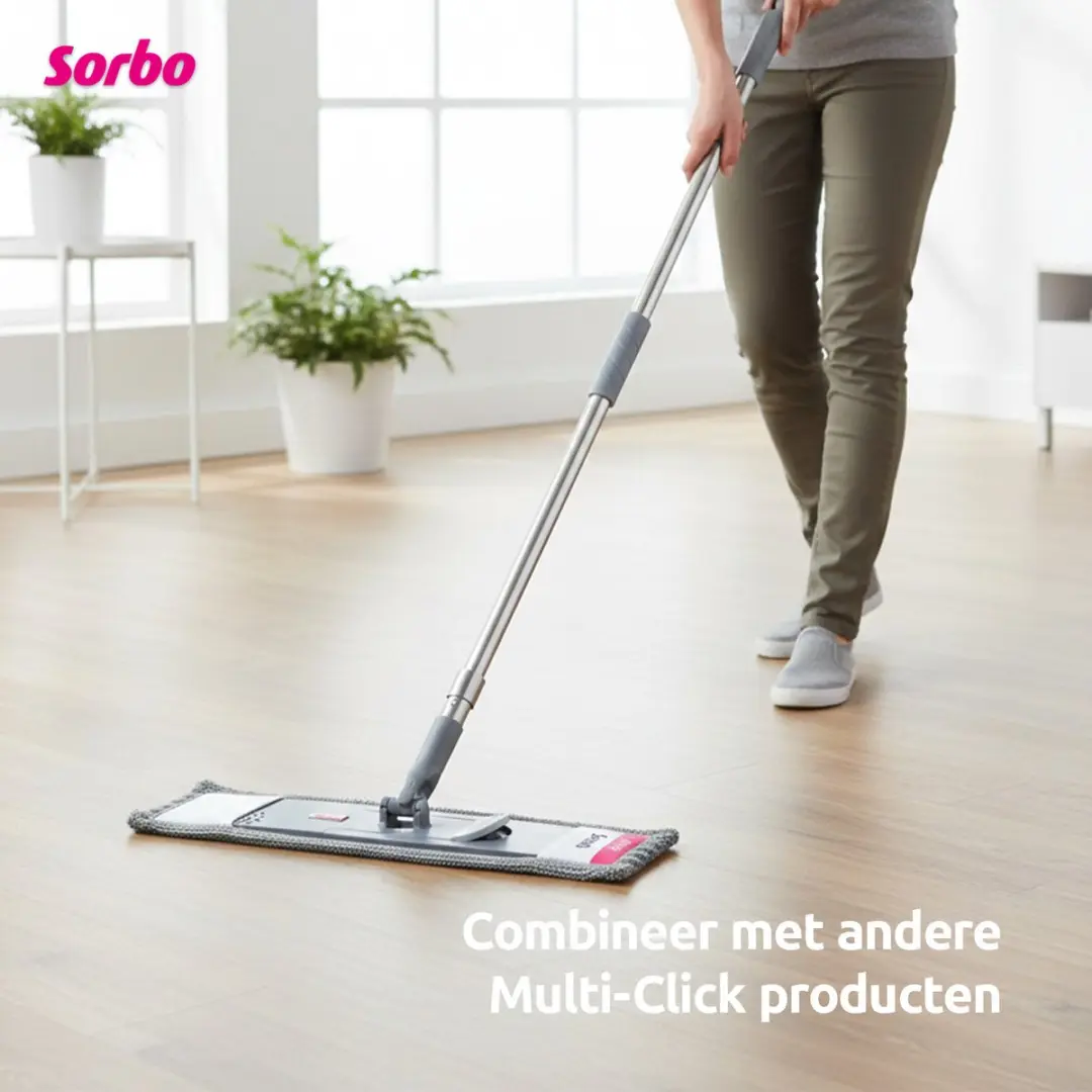 Sorbo Floor Scrub Mop Microvezel Dweil - Grijs