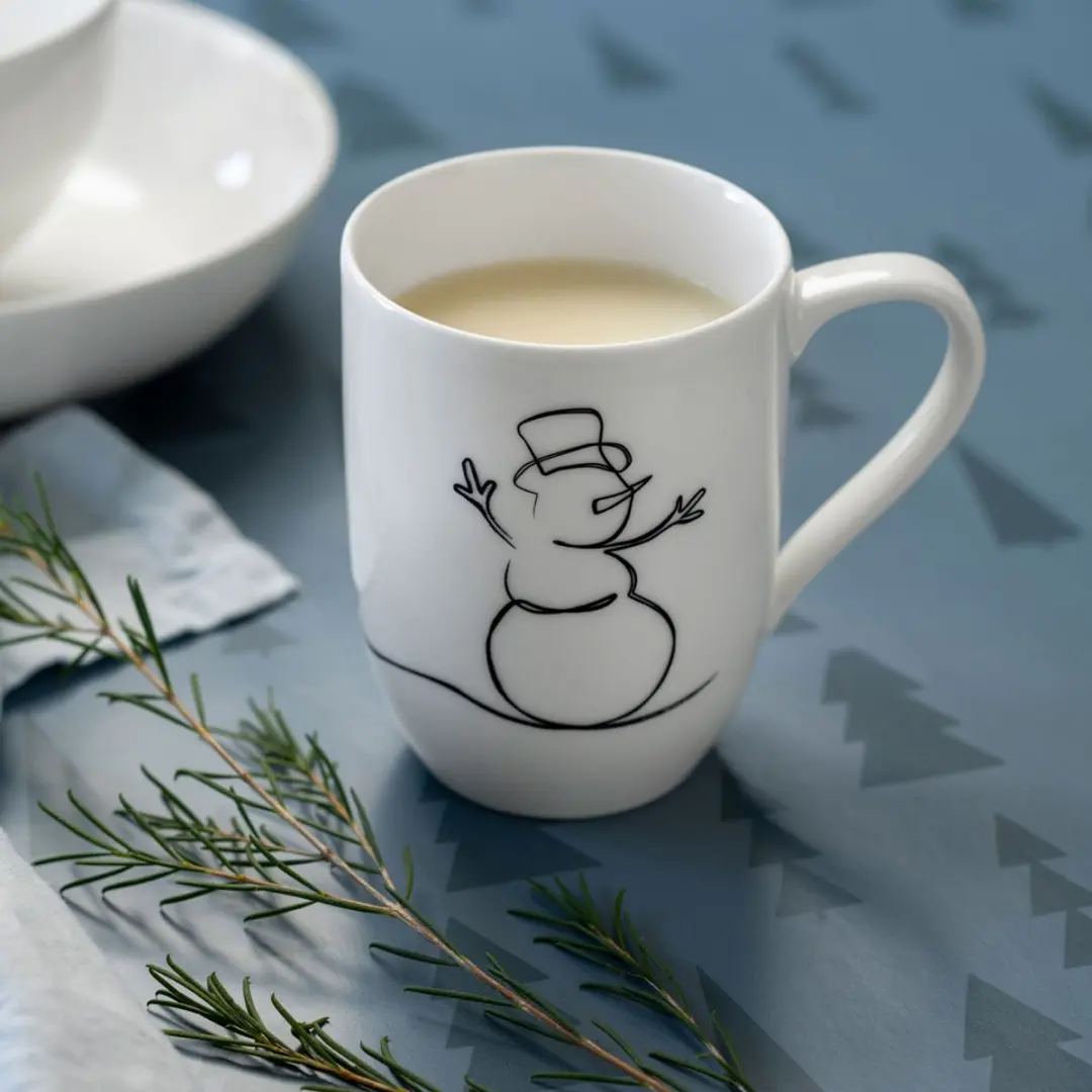 Villeroy & Boch XMAS Statement Lines Beker 290ml - Wit/Gekleurd