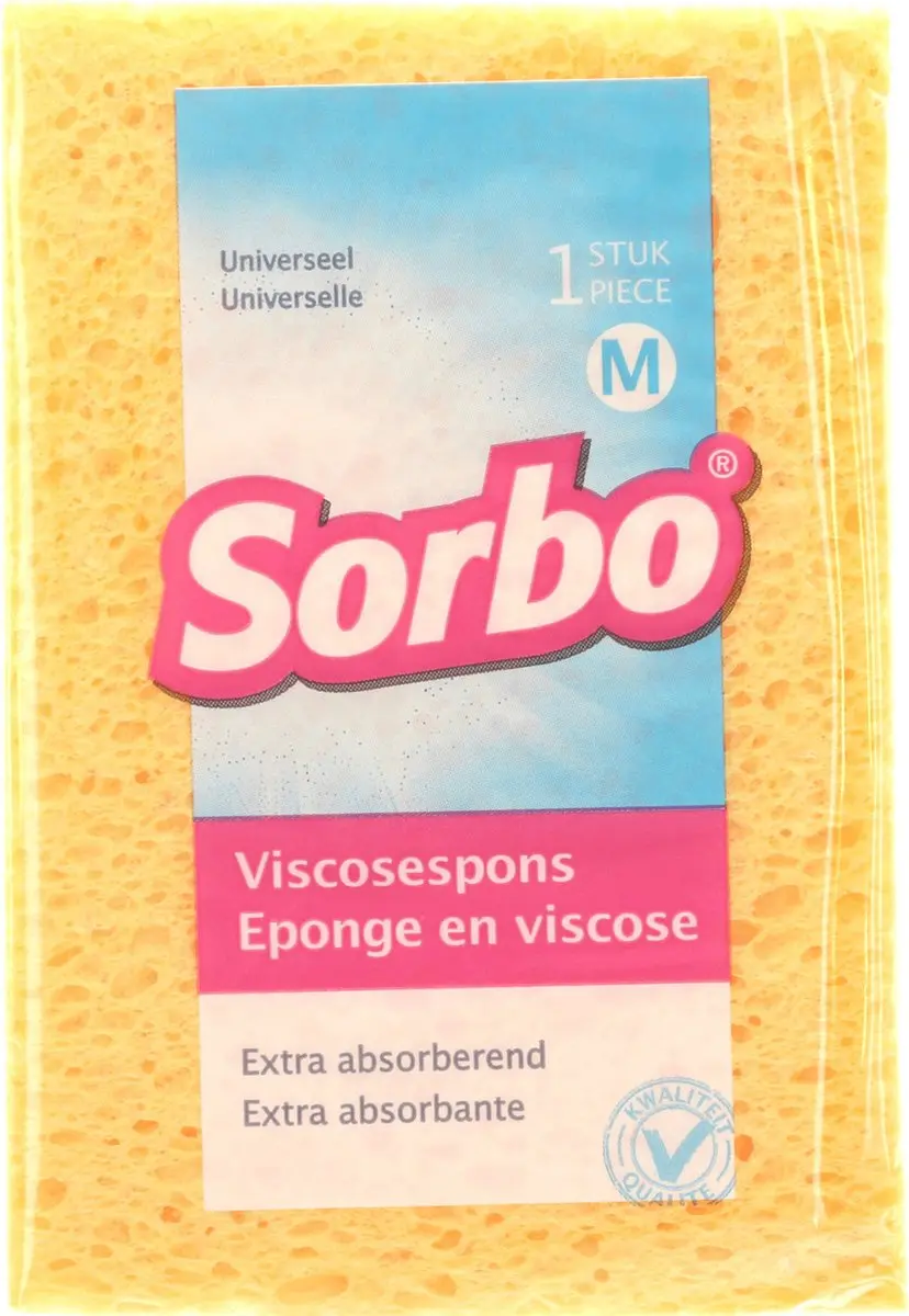 Sorbo Schoonmaakspons Geel - 5 Stuks