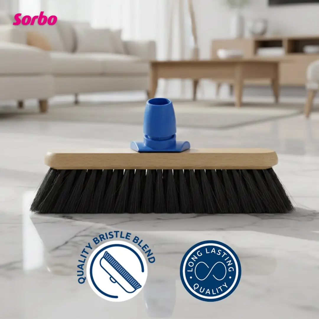 Sorbo Multi Broom 4184 Kamerveger - 30cm - Zwart - afbeelding 6 van 6