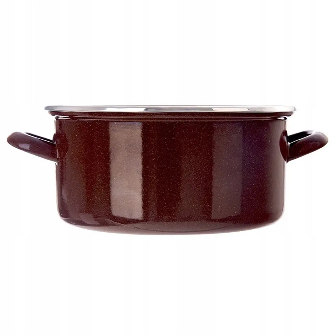 Orion Bruine Emaille Pan 24cm - 4L