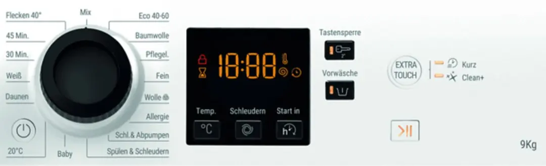 Bauknecht WM 9 M100 B Wasmachine 9 kg - Wit