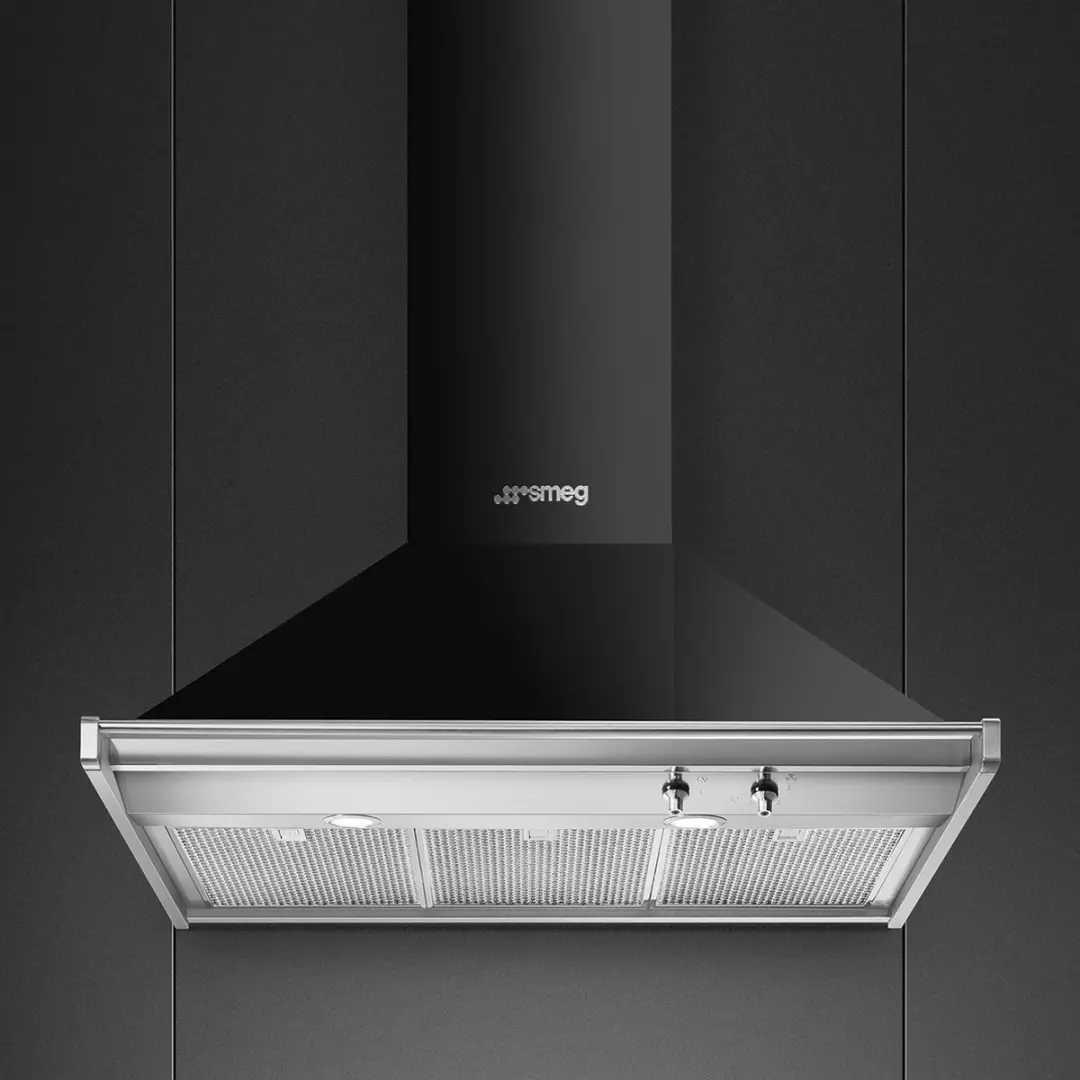 Smeg KD90HNE Afzuigkap 630 m³/u - 90cm Zwart