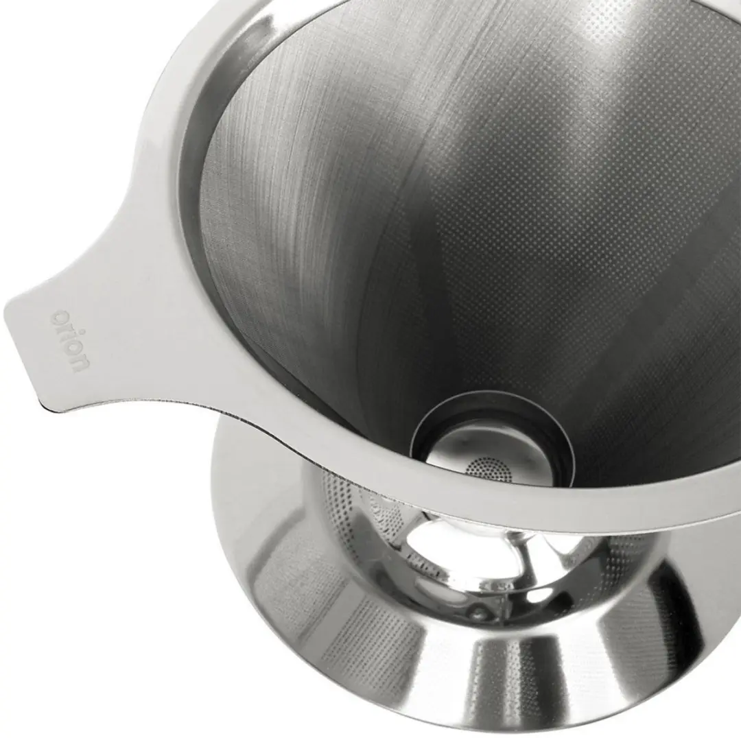Orion Roestvrijstalen Koffiefilter 10cm - Zilver - afbeelding 6 van 6