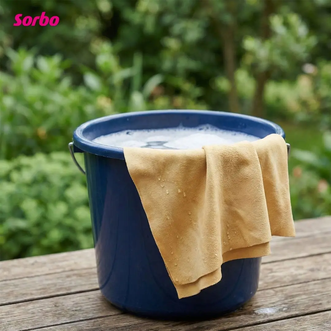 Sorbo Natuurzeem Large 35x52cm - Geel