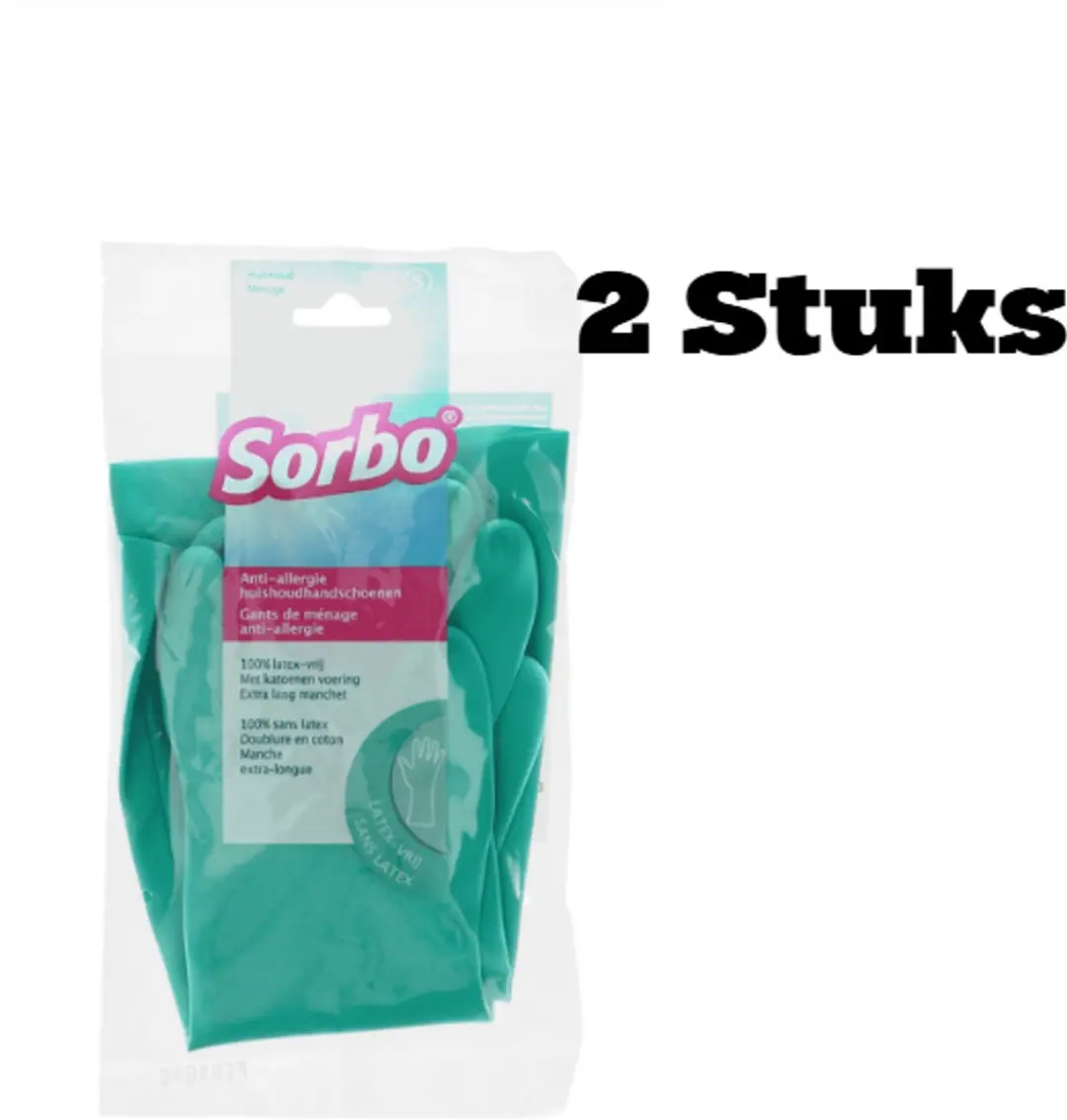 Sorbo Huishoudhandschoenen Groen S
