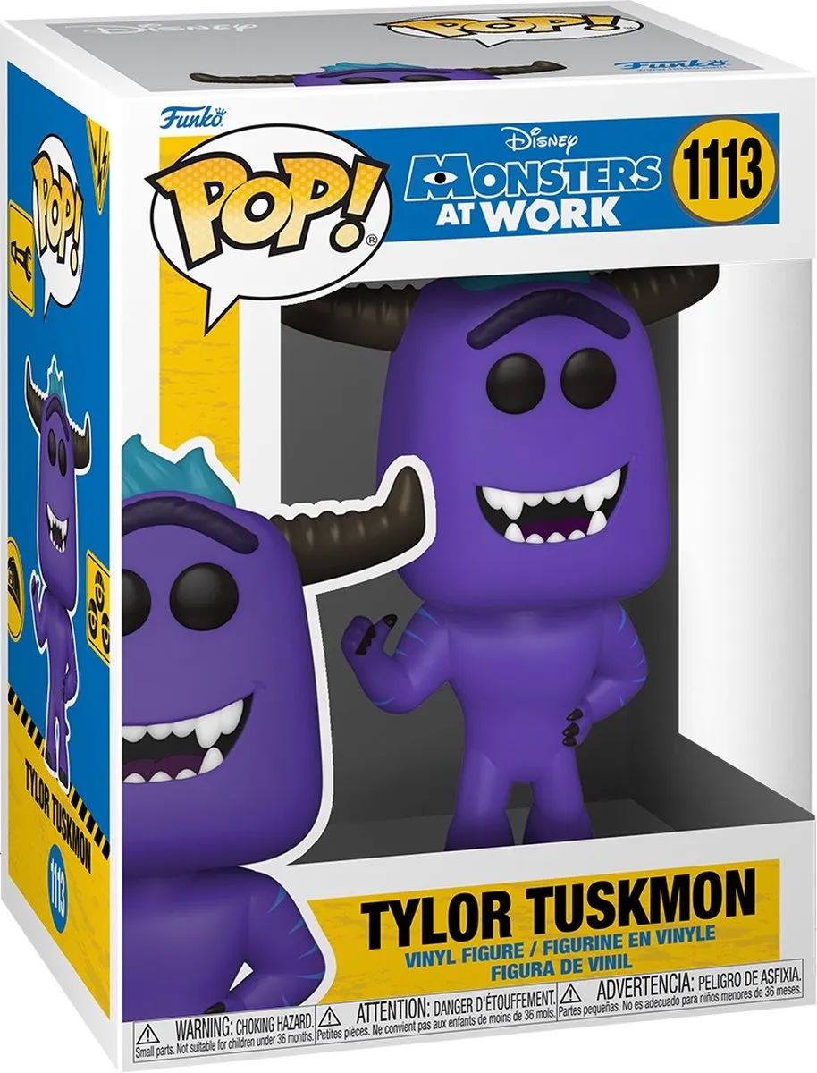 Funko Pop! Disney Monsters At Work Tylor - Kunststof Figuur - 57381 - Paars