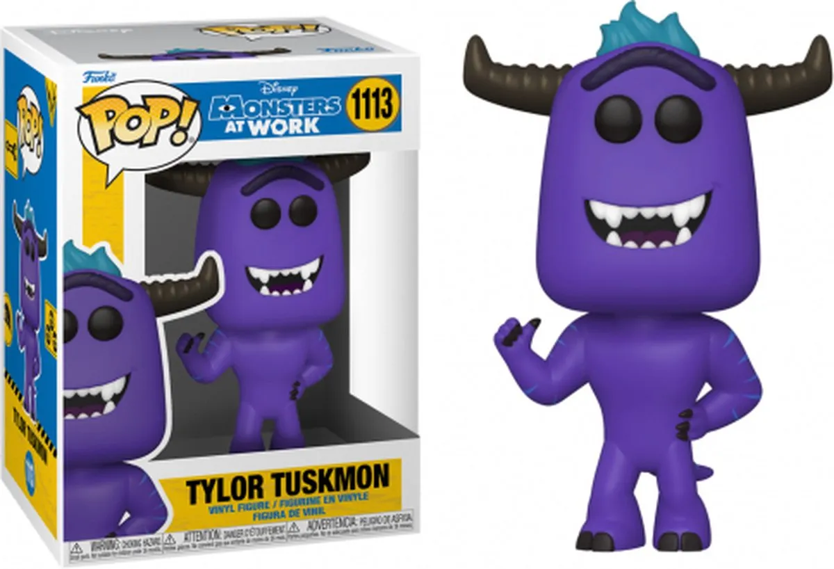 Funko Pop! Disney Monsters At Work Tylor - Kunststof Figuur - 57381 - Paars
