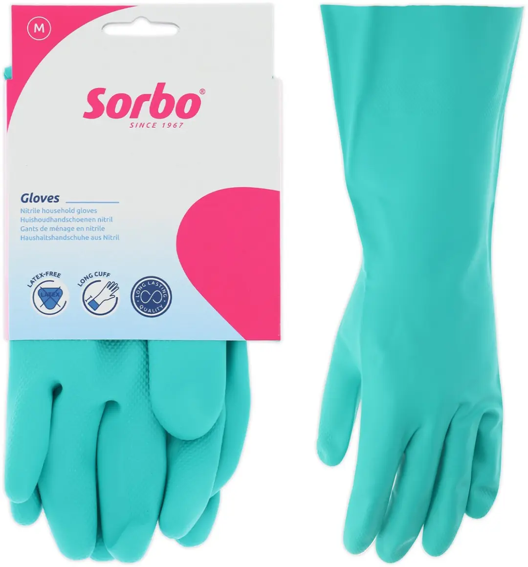 Sorbo Nitril Huishoudhandschoenen M