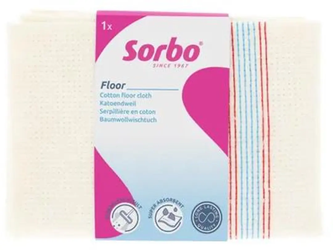 Sorbo Katoendweil 60x60cm - Wit