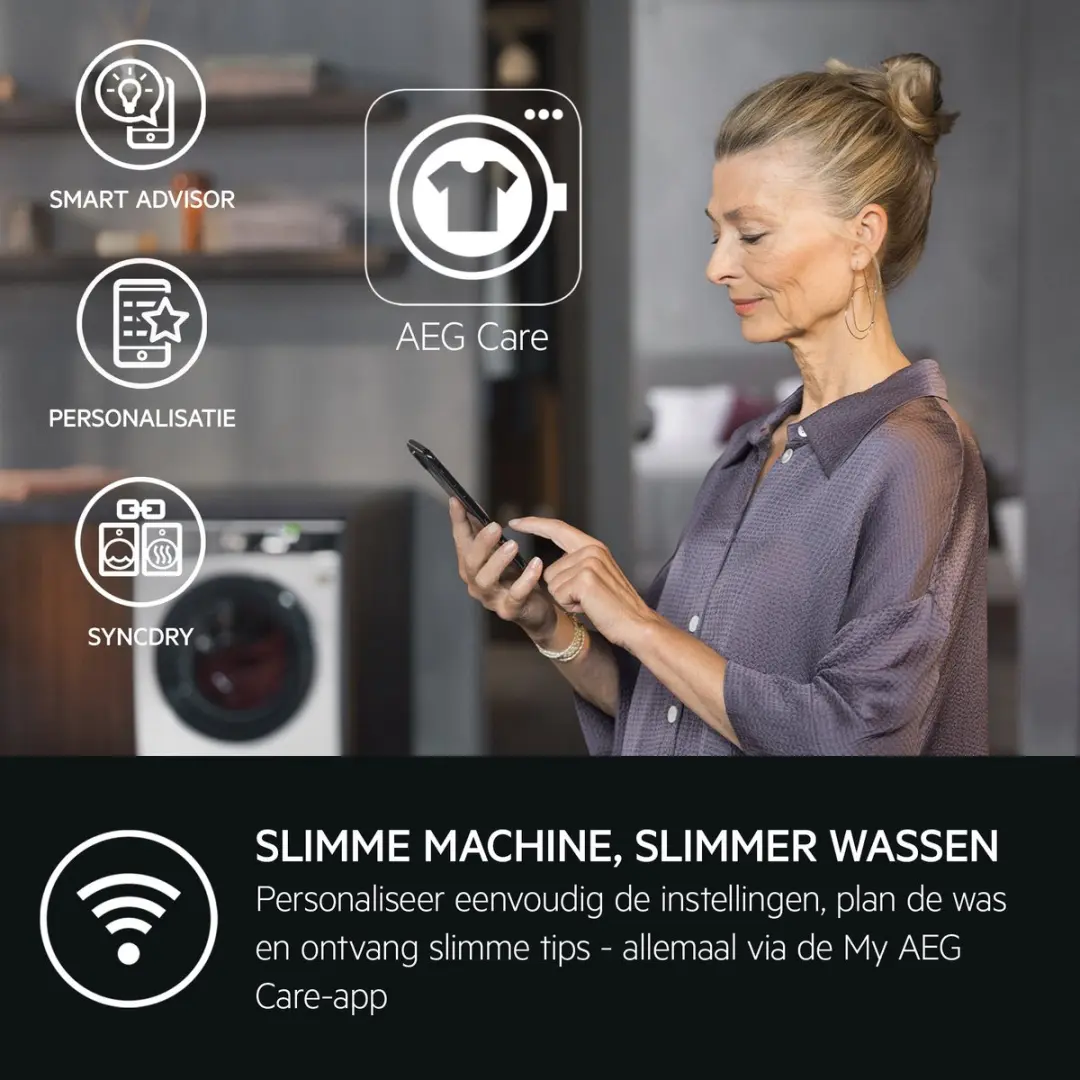 AEG LR97HAMBURG Wasmachine Voorlader 10kg 1400 RPM - Wit