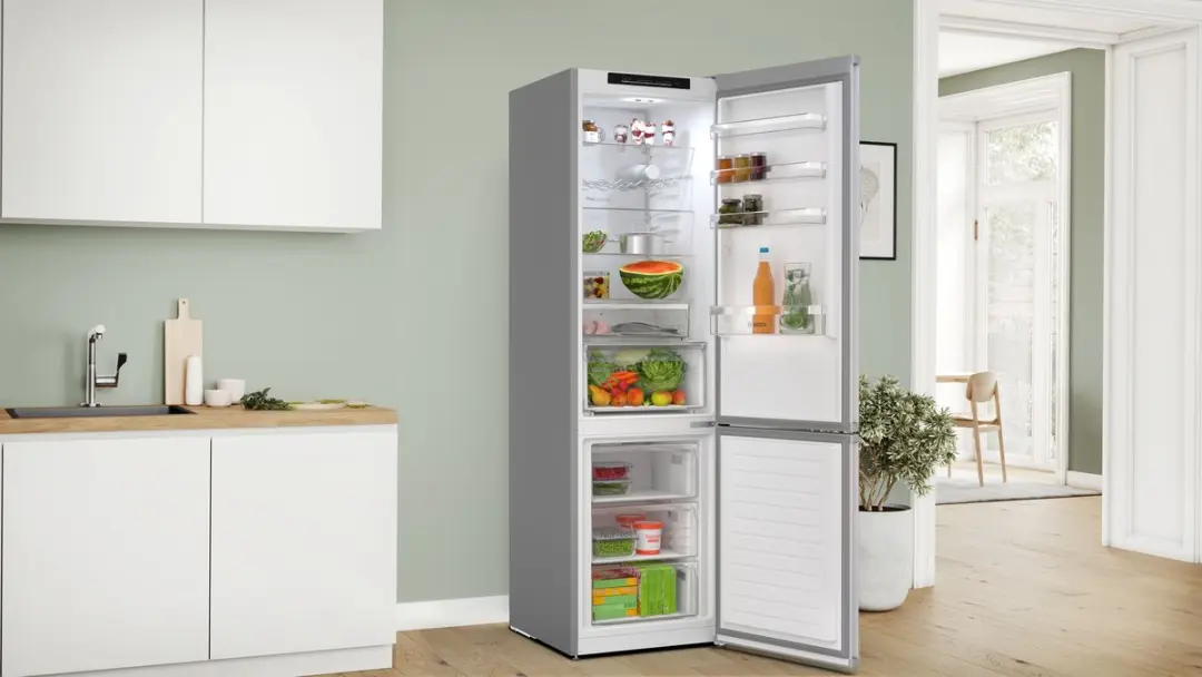 Bosch Serie 4 KGN392LAG Koel-Vriescombinatie - 363L - Metallic
