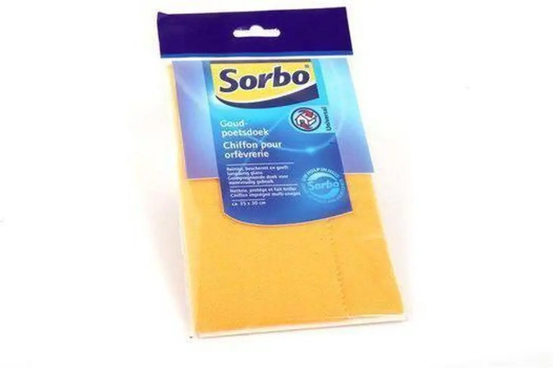 Sorbo Goudpoetsdoek 30x35cm