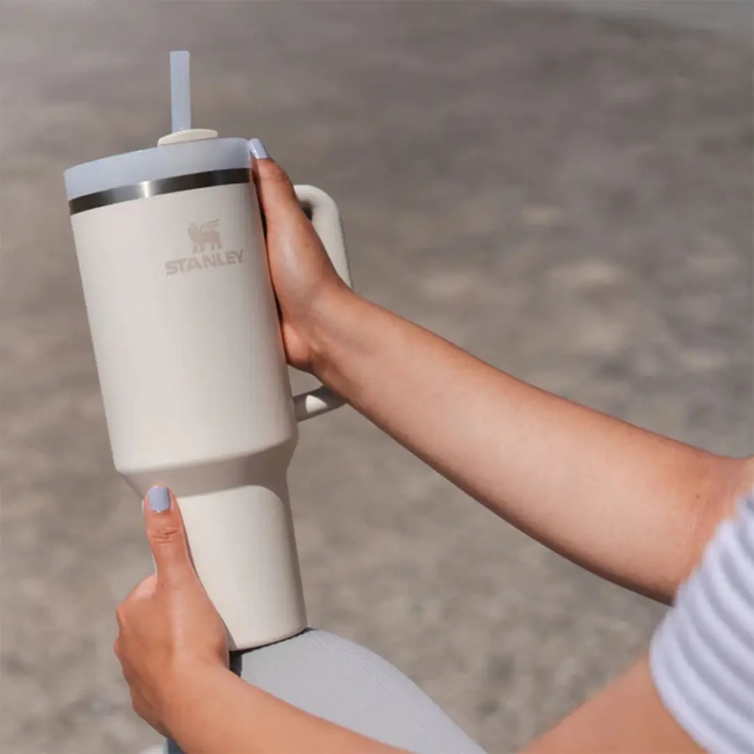 Stanley Quencher H2.0 Flowstate Tumbler 1.18L - Cream