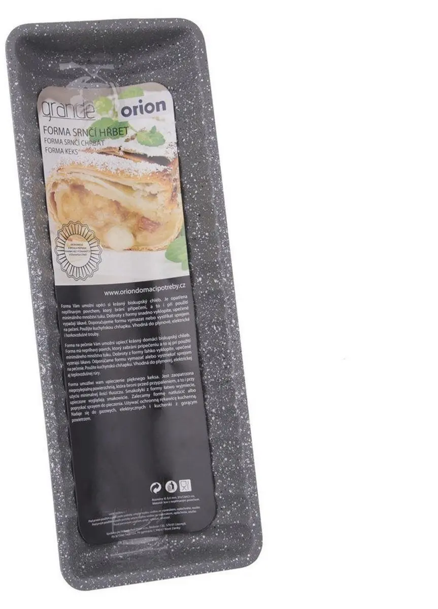 Orion Grande Granieten Bakvorm 31x12cm - Grijs