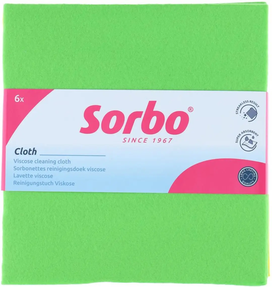 Sorbo Sorbonettes Schoonmaakdoeken 6 Stuks