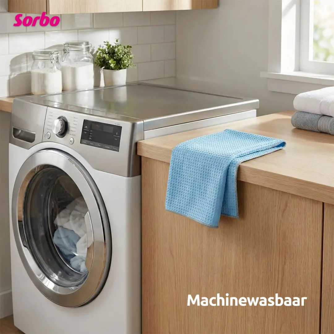 Sorbo Raamdoek Microvezel 40x40cm - Blauw