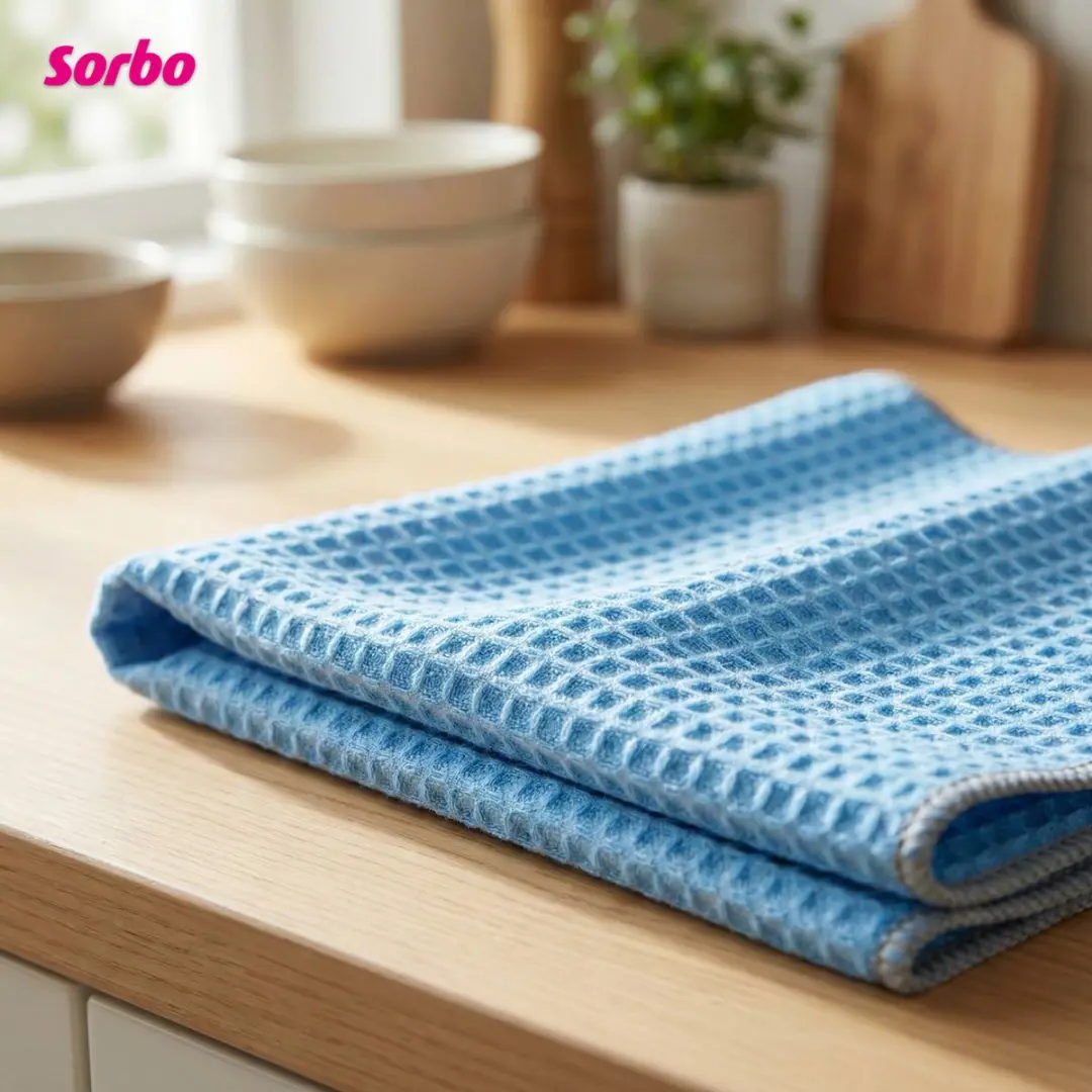 Sorbo Raamdoek Microvezel 40x40cm - Blauw