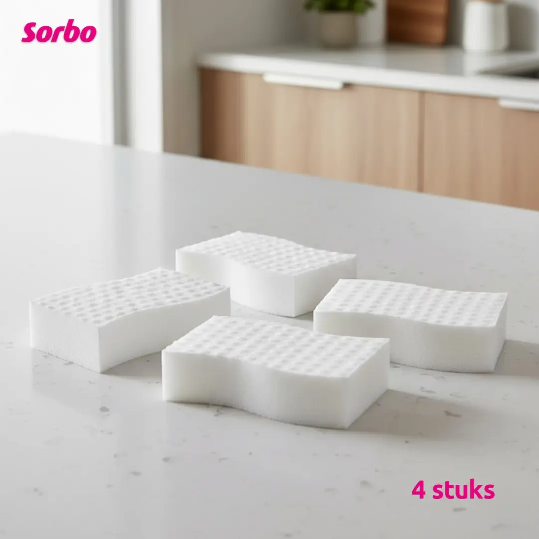 Sorbo Wonder Sponge Melamine 4 Stuks