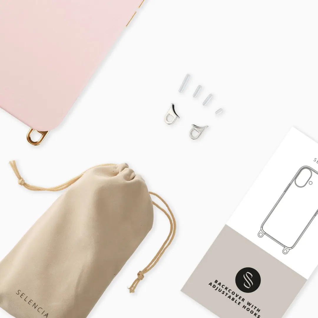 Selencia Hoesje iPhone 15 Pro Max Rivièra MagSafe - Sorbet Pink