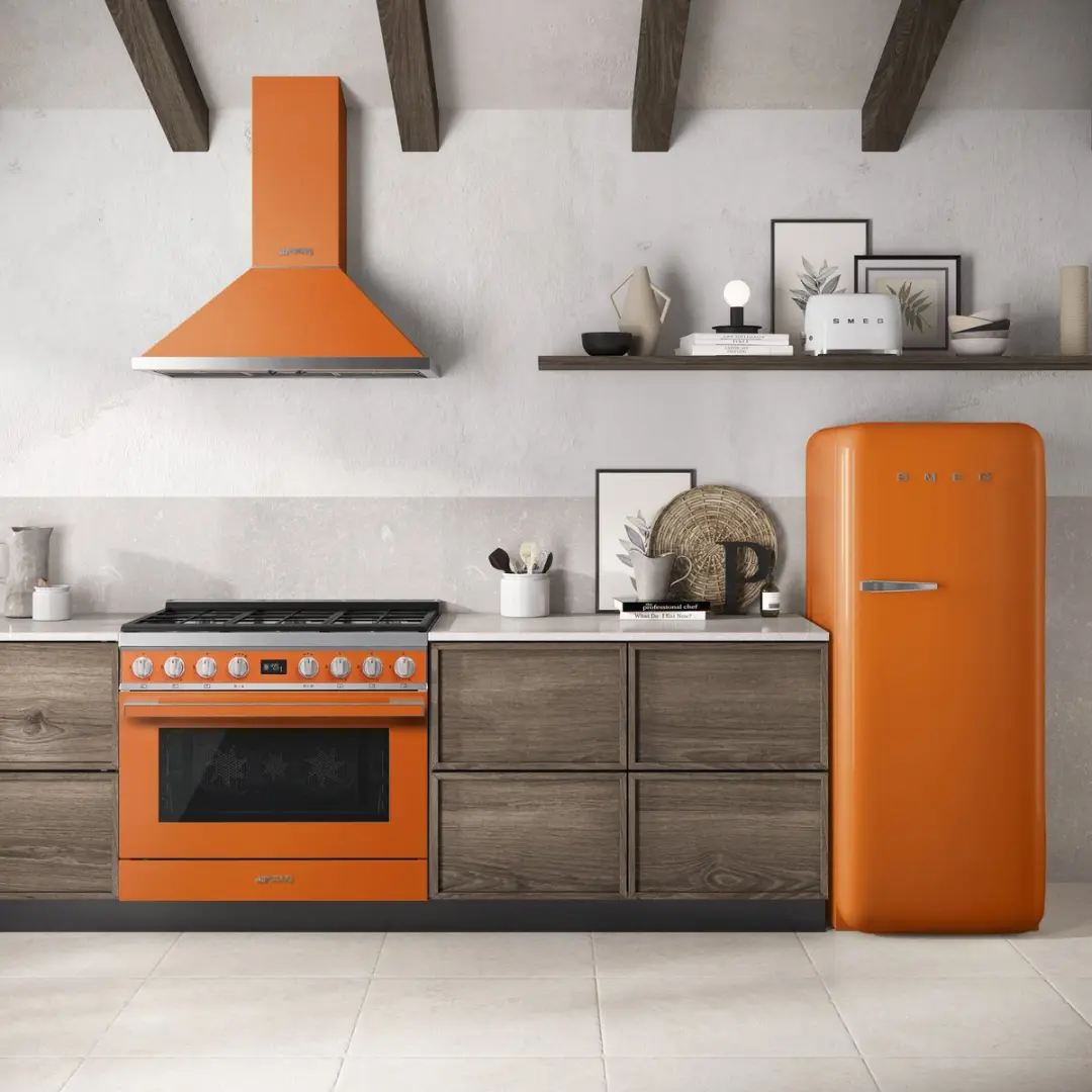 Smeg KPF9OR Afzuigkap - 630 m³/u - Oranje