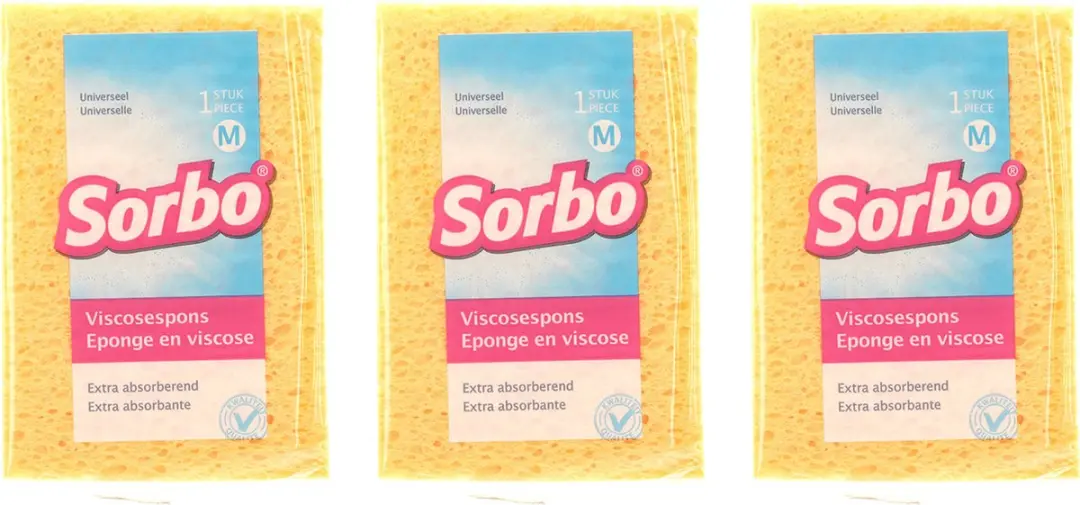 Sorbo Schoonmaakspons Geel