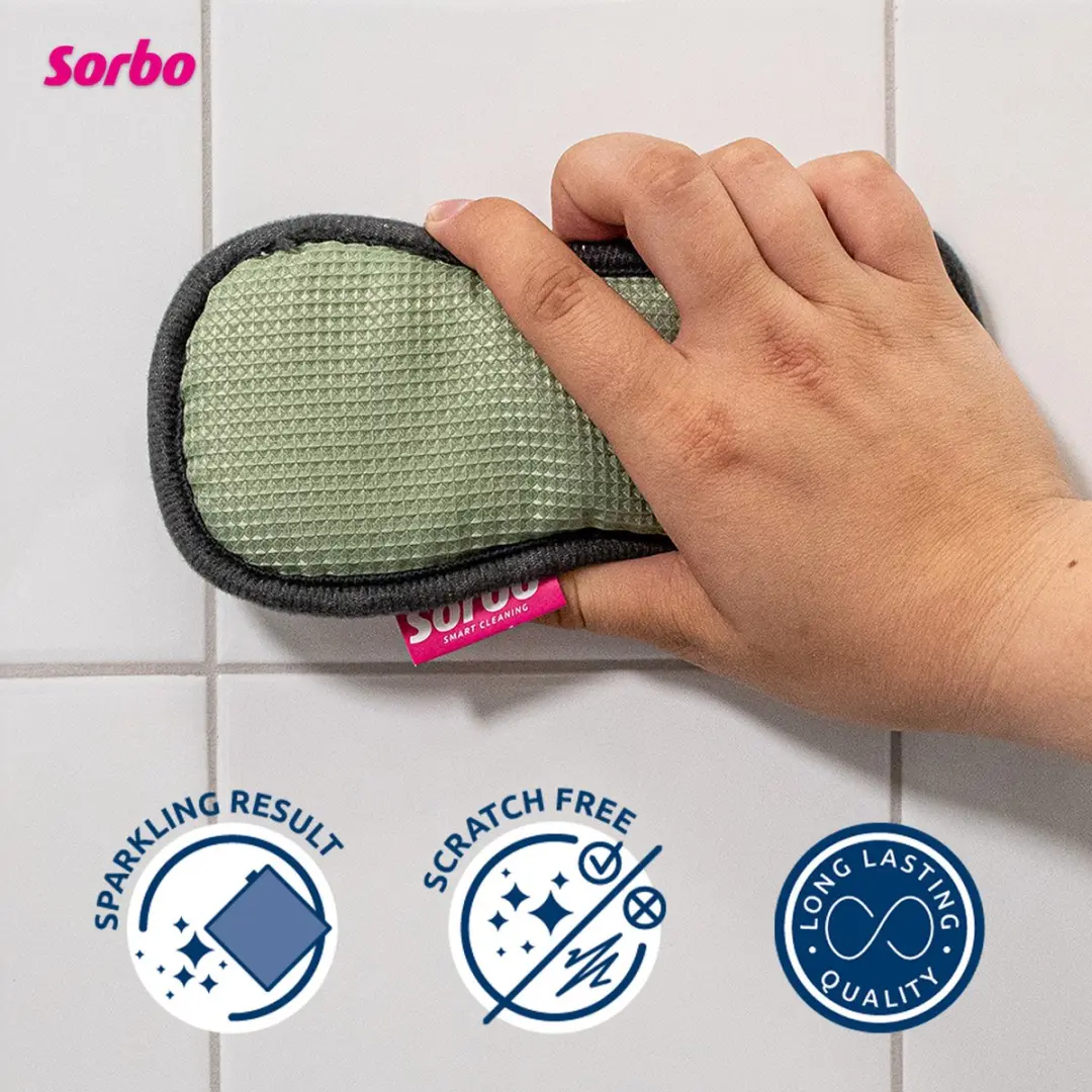 Sorbo Bathroom Pad 230003 - Badkamerspons Groen