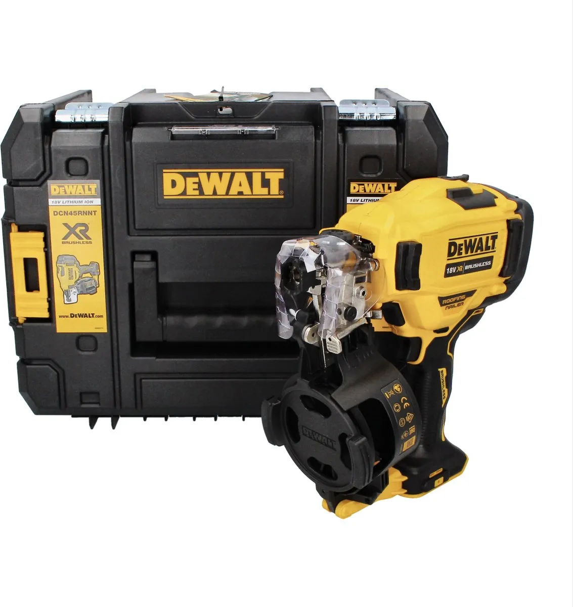 DeWalt DCN45RNNT Accu Roofing Rolspijkertacker 18V XR - afbeelding 6 van 6