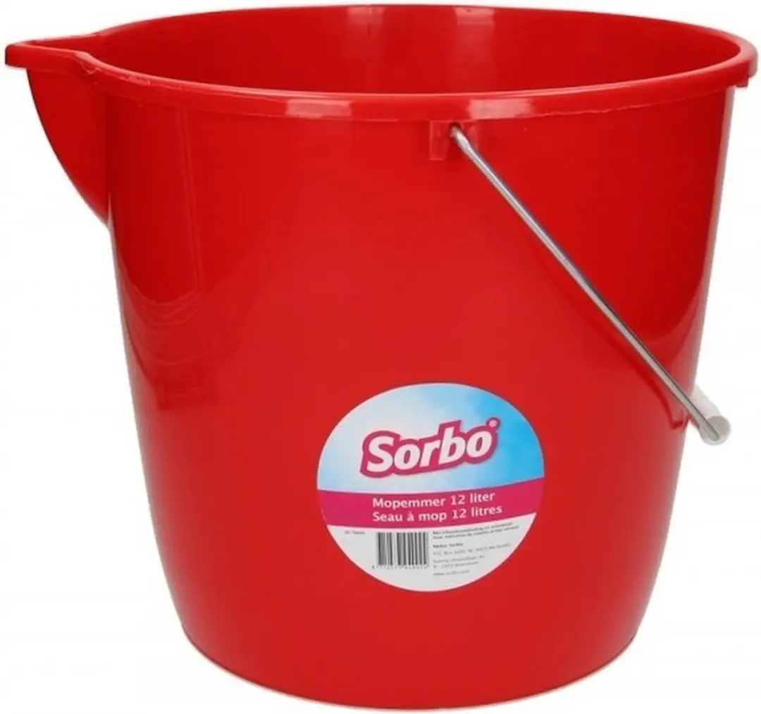 Sorbo Emmer 12L - 2 Stuks - Rood