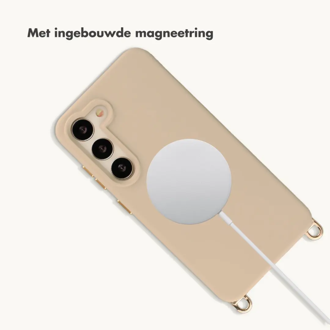 Selencia Hoesje Samsung Galaxy S23 Rivièra MagSafe - Beige - afbeelding 6 van 6