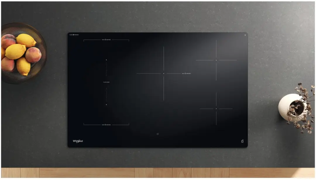 Whirlpool WTX8017DCF2 Inductiekookplaat 80cm - 5 Zones - Zwart