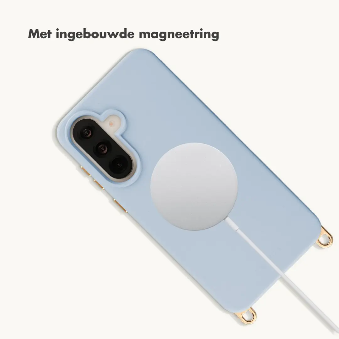 Selencia Hoesje Samsung Galaxy A36/A56 MagSafe - Powder Blue - afbeelding 6 van 6