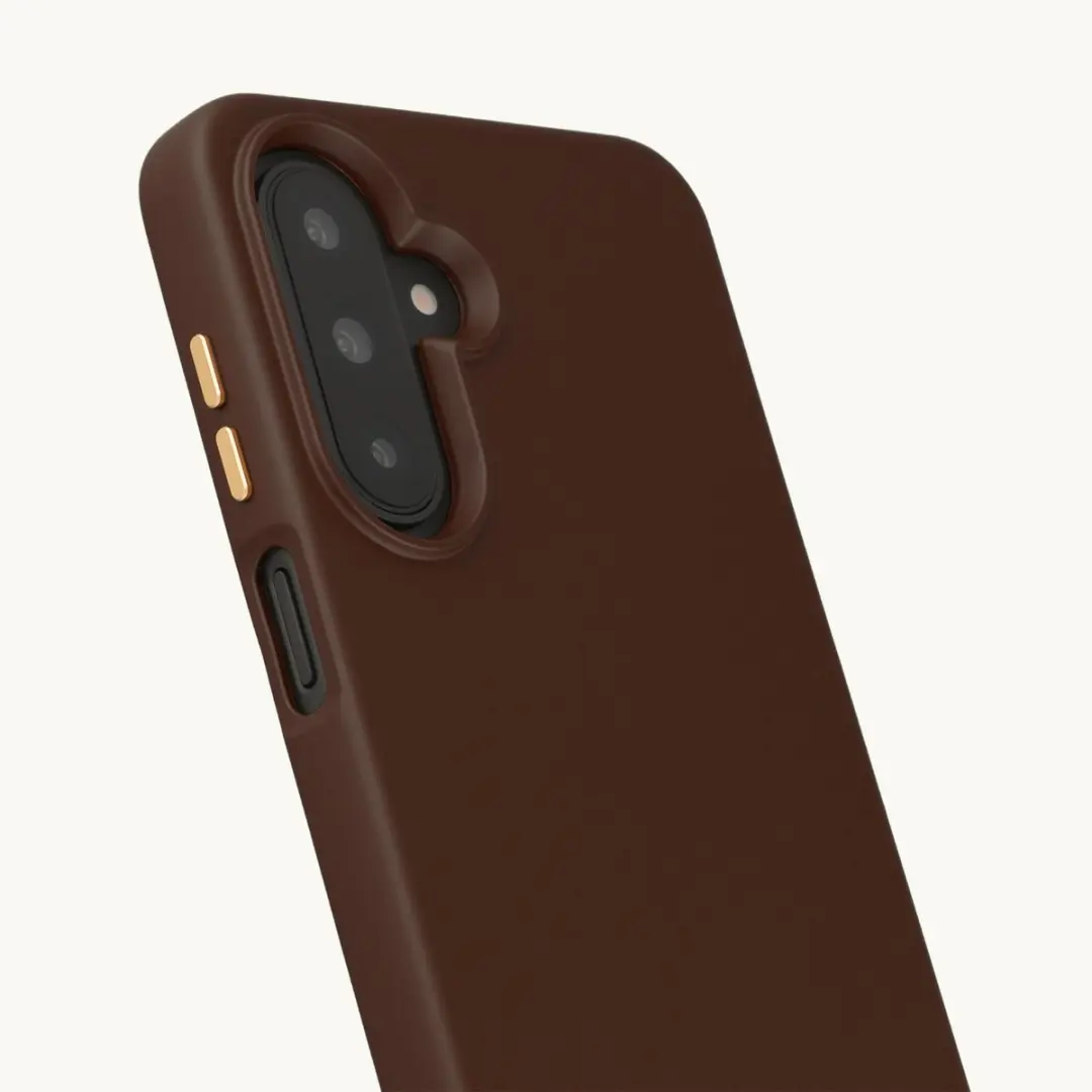 Selencia Hoesje Samsung Galaxy A17 MagSafe - Choco Brown